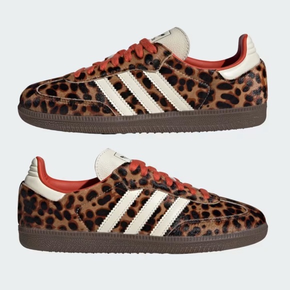 adidas Shoes - Adidas Samba OG Leopard Cheetah size 8 NEW